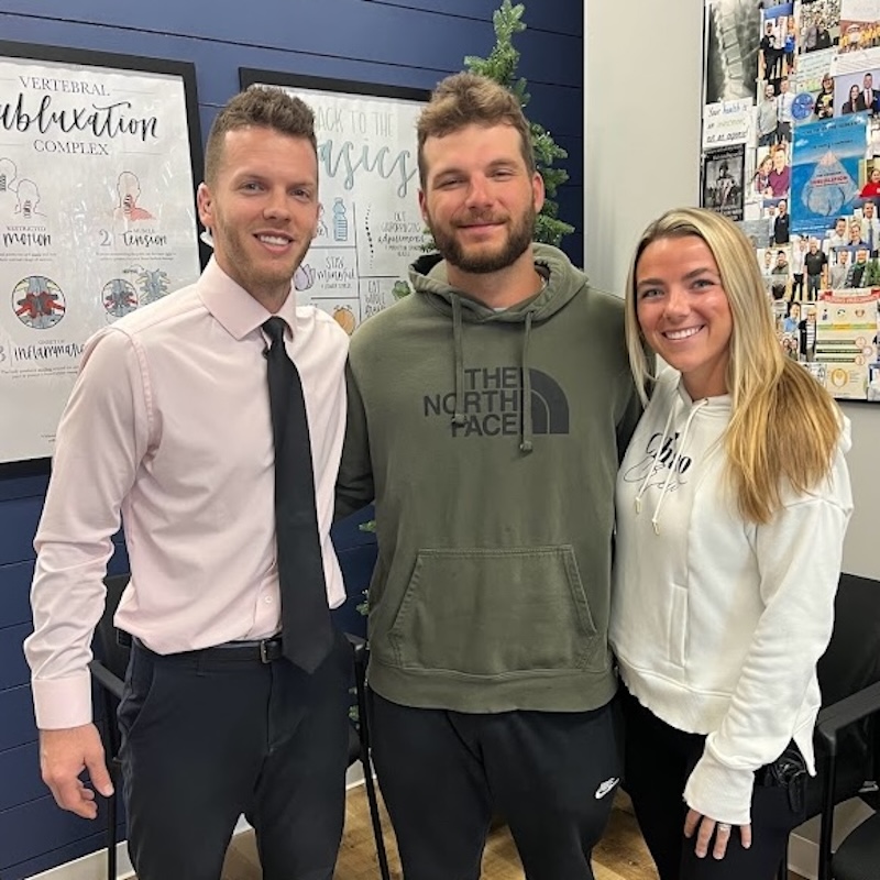 Dr. Nicholas Esser working with couple patient