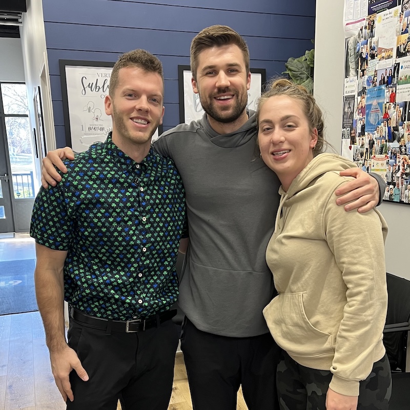 Dr. Nicholas Esser working with couple patient